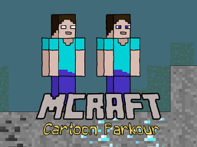 Parkour dei cartoni animati di MCraft