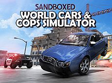 Simulatore di automobili e poliziotti mondiali in modalità sandbox